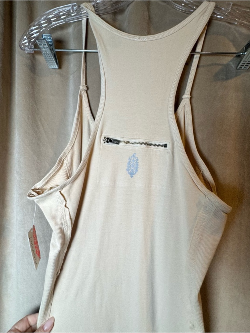 FP Movement by Free People Cream Maxi Tank Dress - Picture 4 of 8